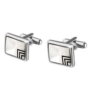 French shirt laser cut unique men’s cuff links